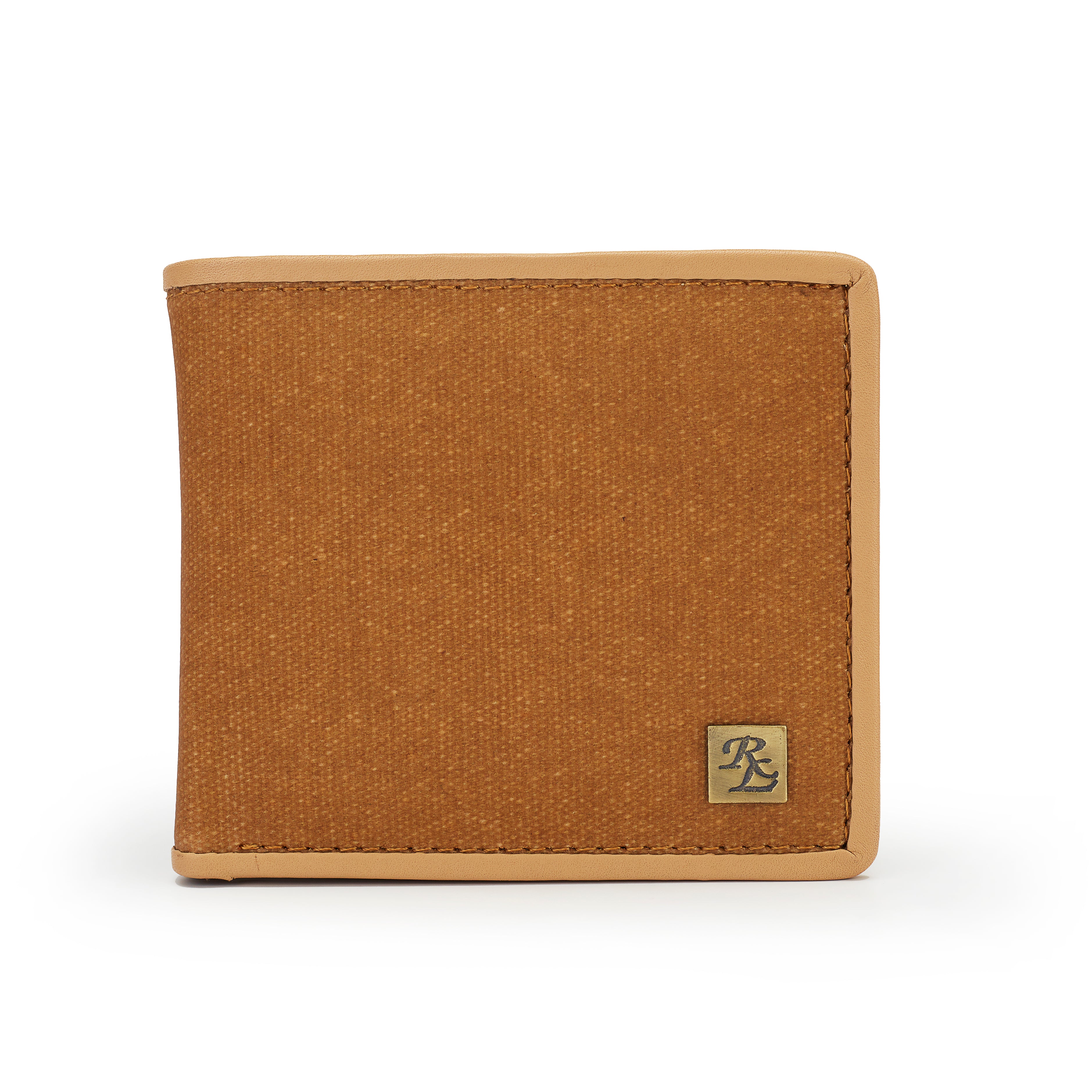 RL Epoch Coated Canvas Genuine Leather Mens Wallet