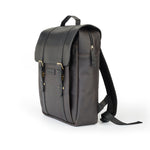 Load image into Gallery viewer, RUSTIC LEATHER BROOK CANVAS LEATHER BACKPACK
