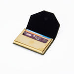 Load image into Gallery viewer, Metallic Leather Cover Card Holder
