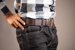 Load image into Gallery viewer, Roller Buckle Leather Belt For Men
