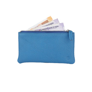 RL Leather Wristlet Purse for Women