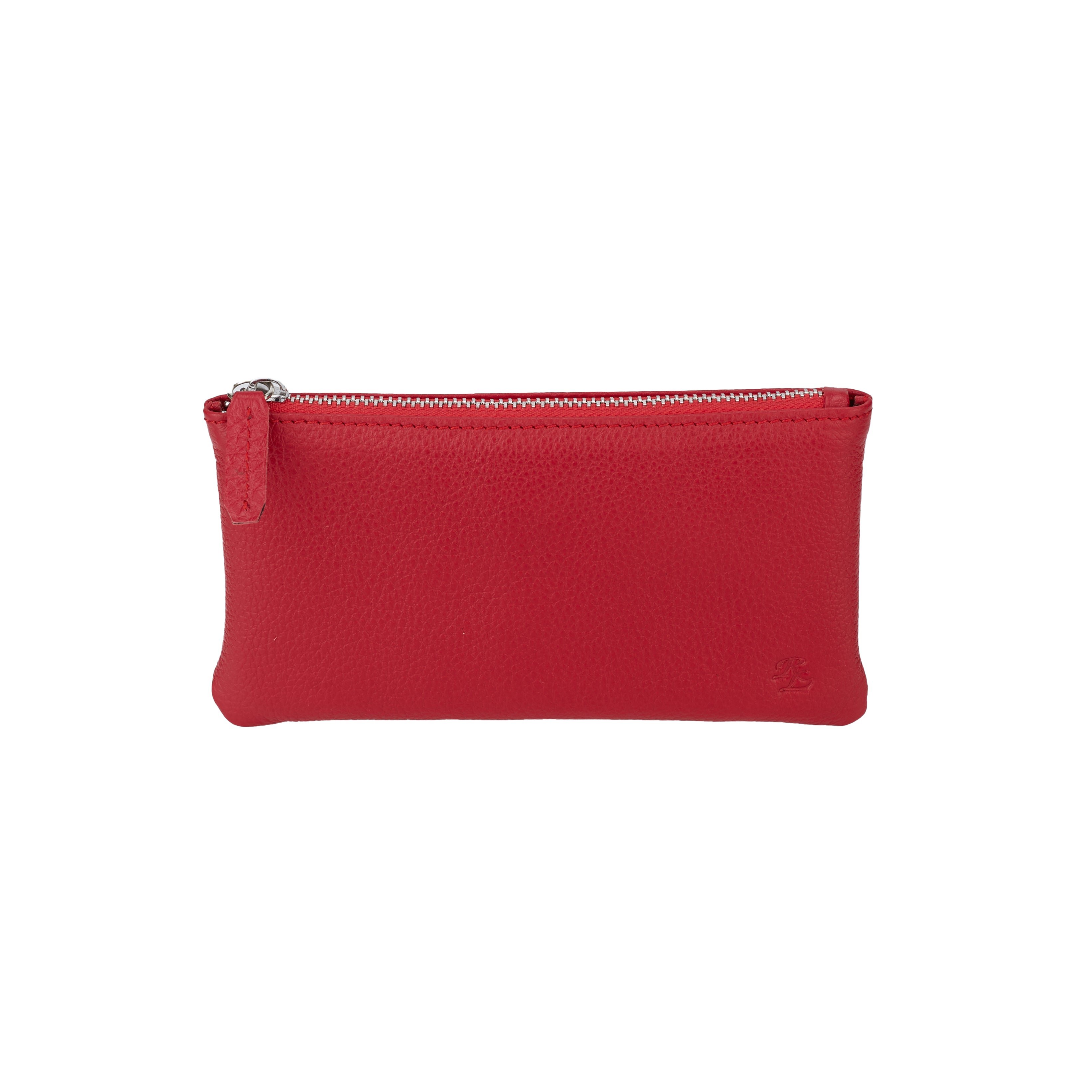 RL Leather Wristlet Purse for Women