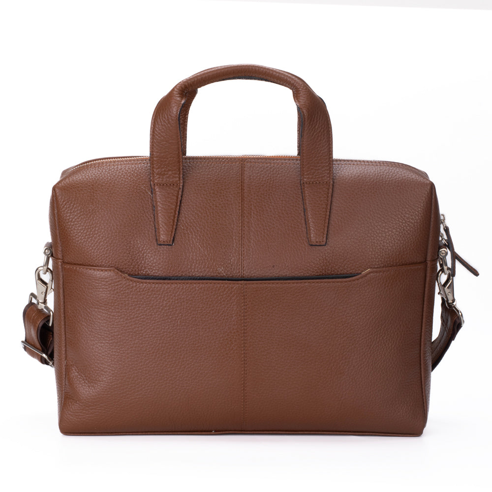 RL Floater Leather Laptop 15inch Messenger Office - Walletsnbags