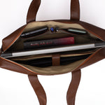 Load image into Gallery viewer, RL Floater Leather Laptop 15inch Messenger Office - Walletsnbags
