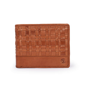 RL Hand weaved Leather wallet for men