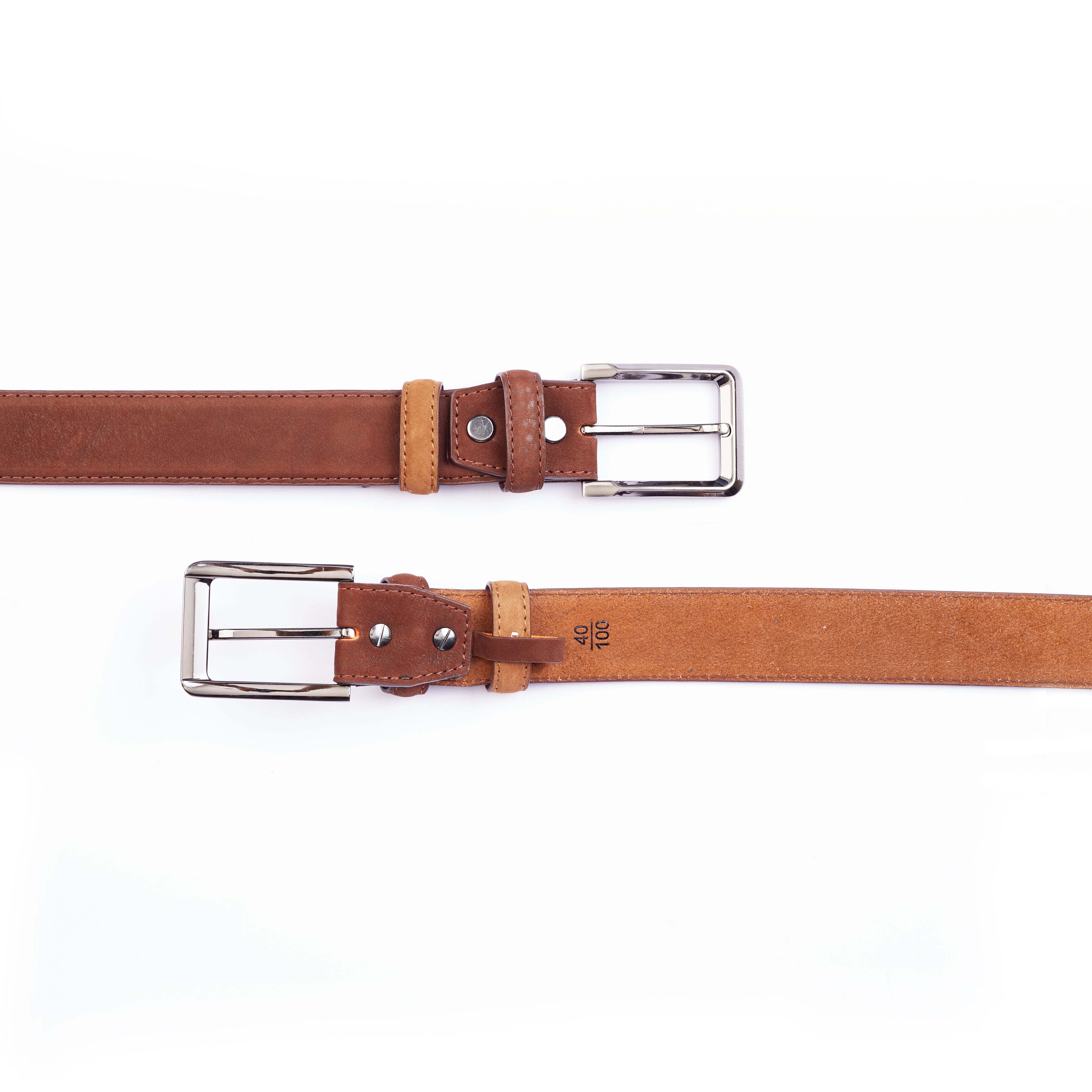 RL Nubuck Leather Formal Mens Belt