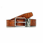 Load image into Gallery viewer, RL Croco Printed Reversible Leather Belt for Men - Formal Wear
