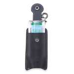 Load image into Gallery viewer, Walletsnbags RL Hand Sanitizer Holder Leather Keychain with 50ml Sanitizer Bottle - WALLETSNBAGS
