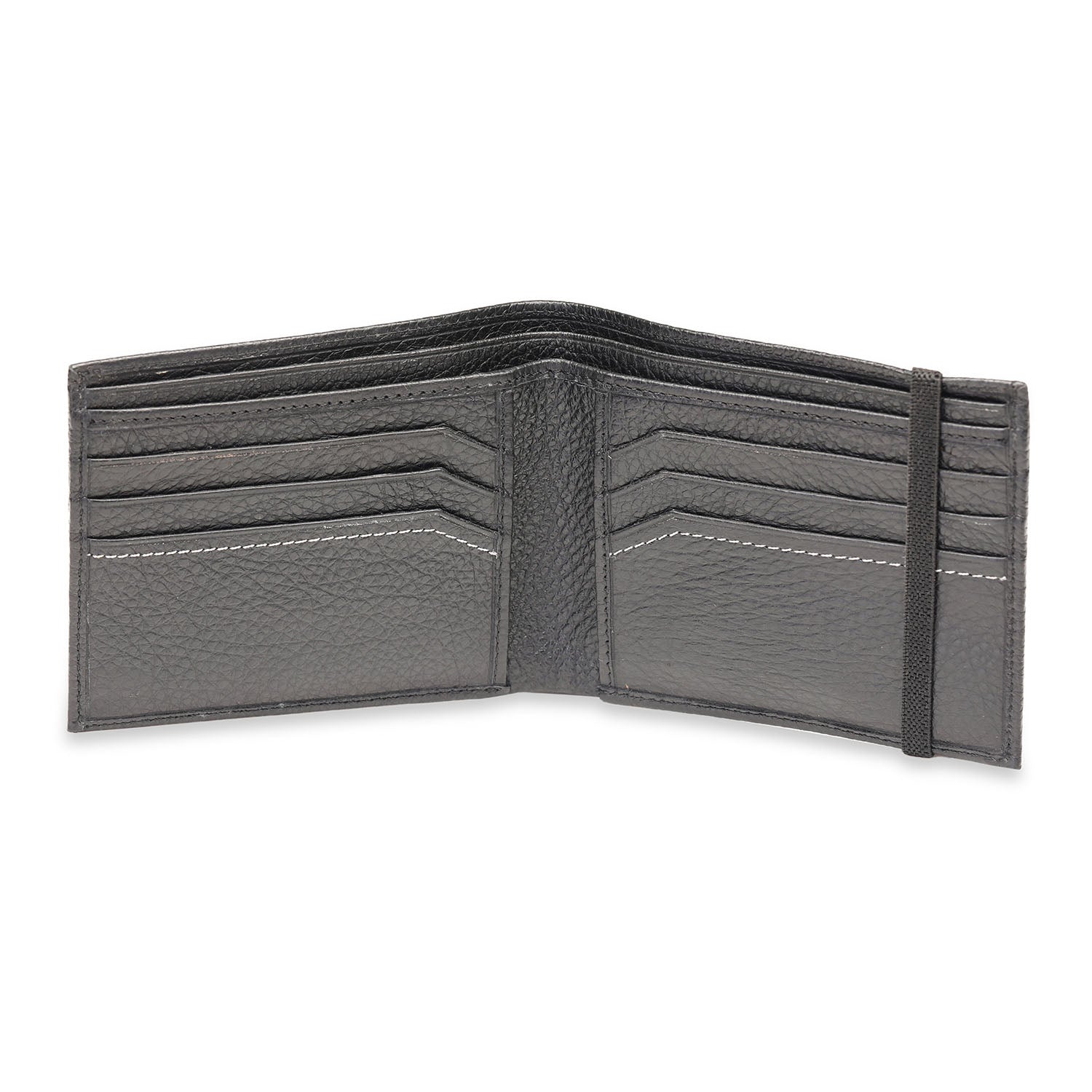 RL Iris Elastic Mens Leather Wallet - WALLETSNBAGS