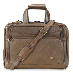 RL Leather Laptop Messenger Office 16inch Bag for Men - WALLETSNBAGS