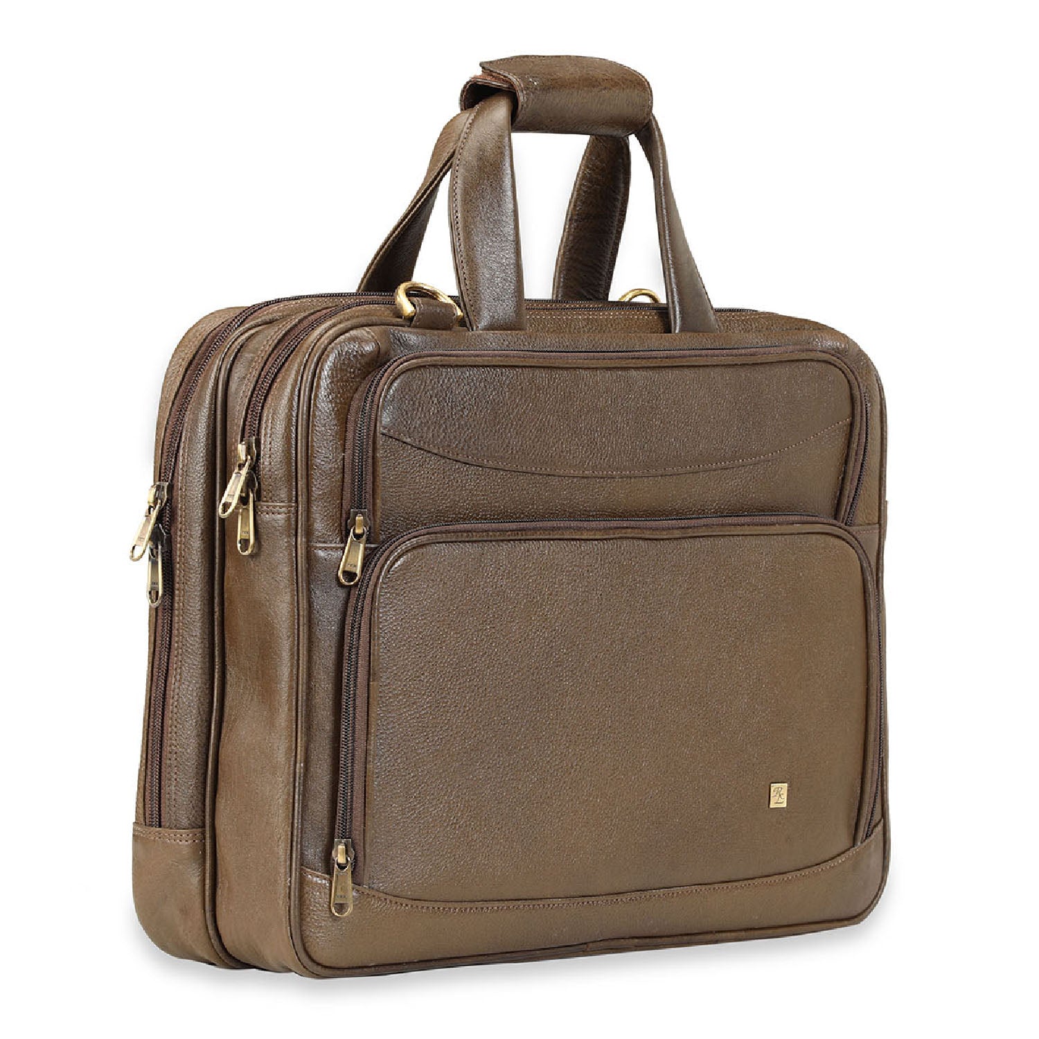 RL Leather Laptop Messenger Office 16inch Bag for Men - WALLETSNBAGS