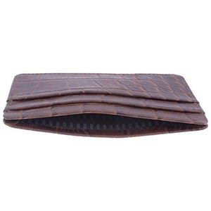 RL Leather Pocket Card Holder - WALLETSNBAGS