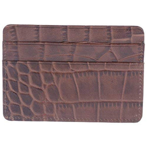 RL Leather Pocket Card Holder - WALLETSNBAGS