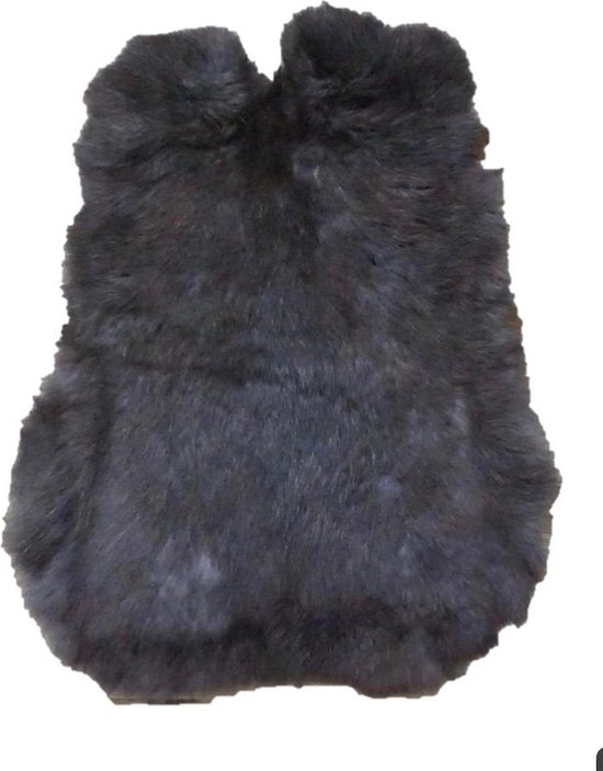 Natural Tanned Leather Fur Hide (10" by 12" Pelt with Sewing Quality Leather) - Walletsnbags