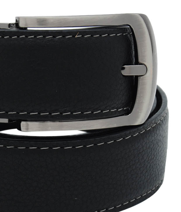 Fine Milled Semi Formal Leather Mens Belt - WALLETSNBAGS