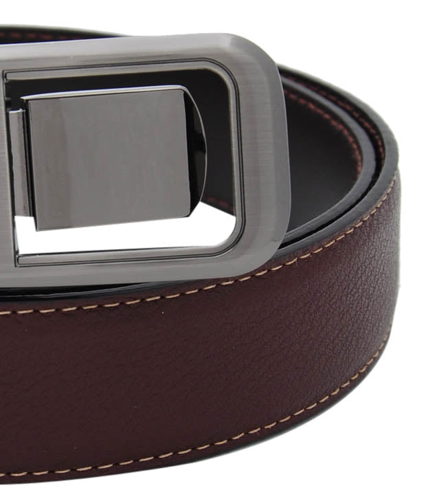 Fine Milled Semi Formal Leather Mens Belt - WALLETSNBAGS