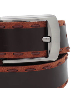 NovaPull Weaved Casual Mens Leather Belt - WALLETSNBAGS