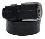 Load image into Gallery viewer, RL Embossed Casual Mens Leather Belt - WALLETSNBAGS
