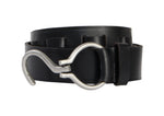 Load image into Gallery viewer, RL S Buckle Leather Mens Belt - WALLETSNBAGS
