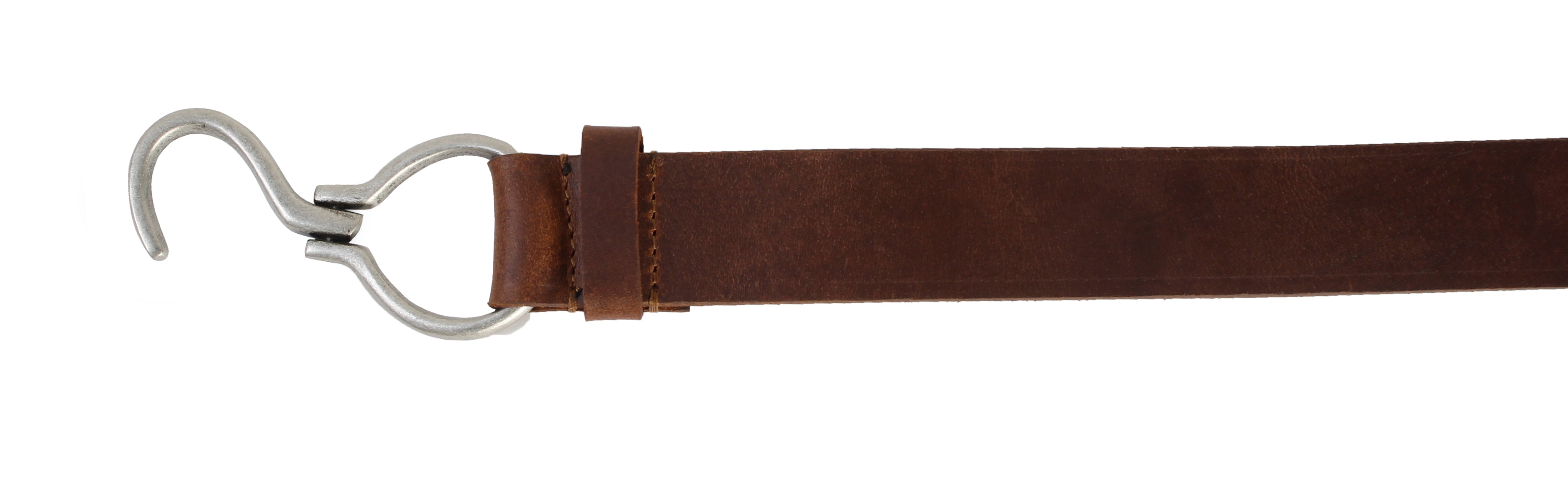 RL S Buckle Leather Mens Belt - WALLETSNBAGS