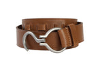 Load image into Gallery viewer, RL S Buckle Leather Mens Belt - WALLETSNBAGS
