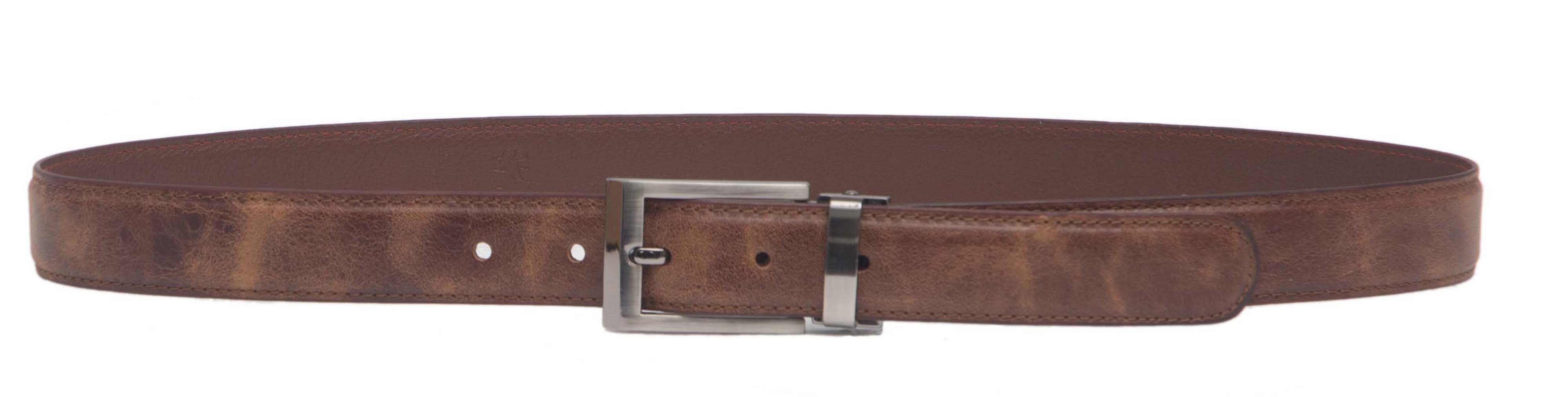 RL Crackle Real Leather Formal Belt 30mm - WALLETSNBAGS