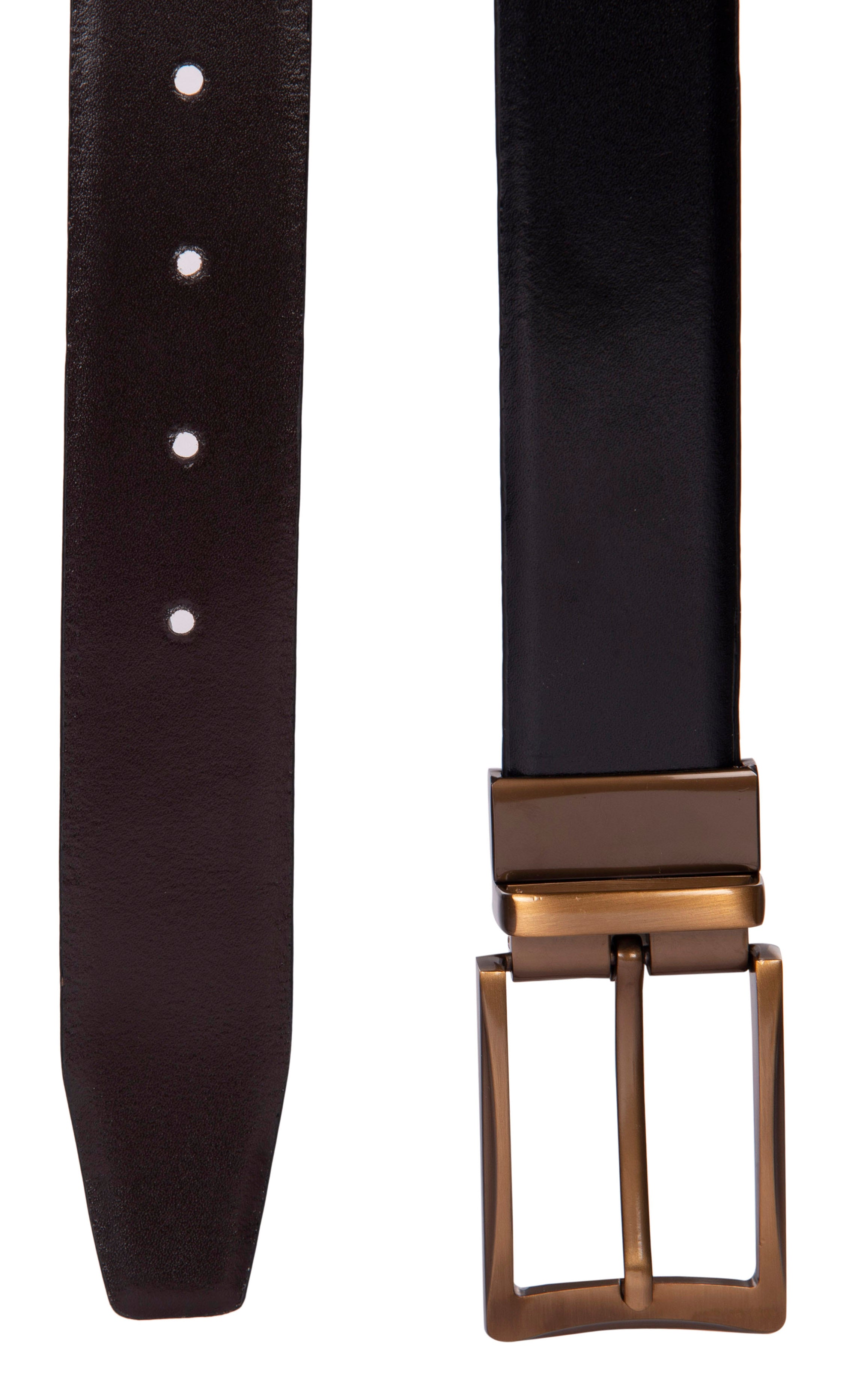 Metro Leather Reversible Mens Belt - WALLETSNBAGS