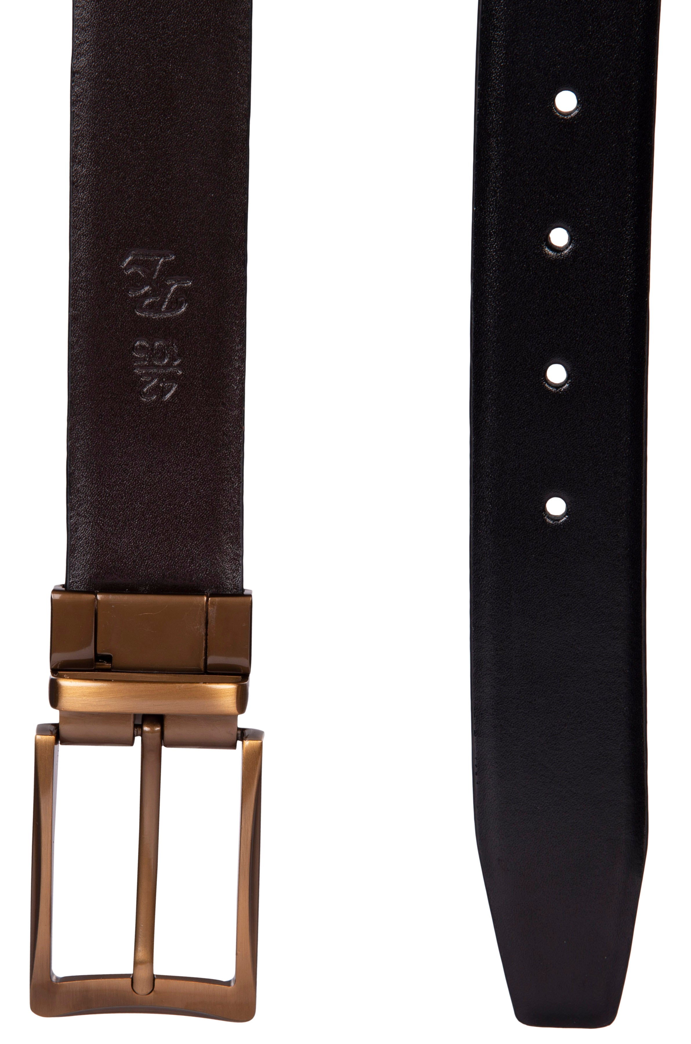 Metro Leather Reversible Mens Belt - WALLETSNBAGS