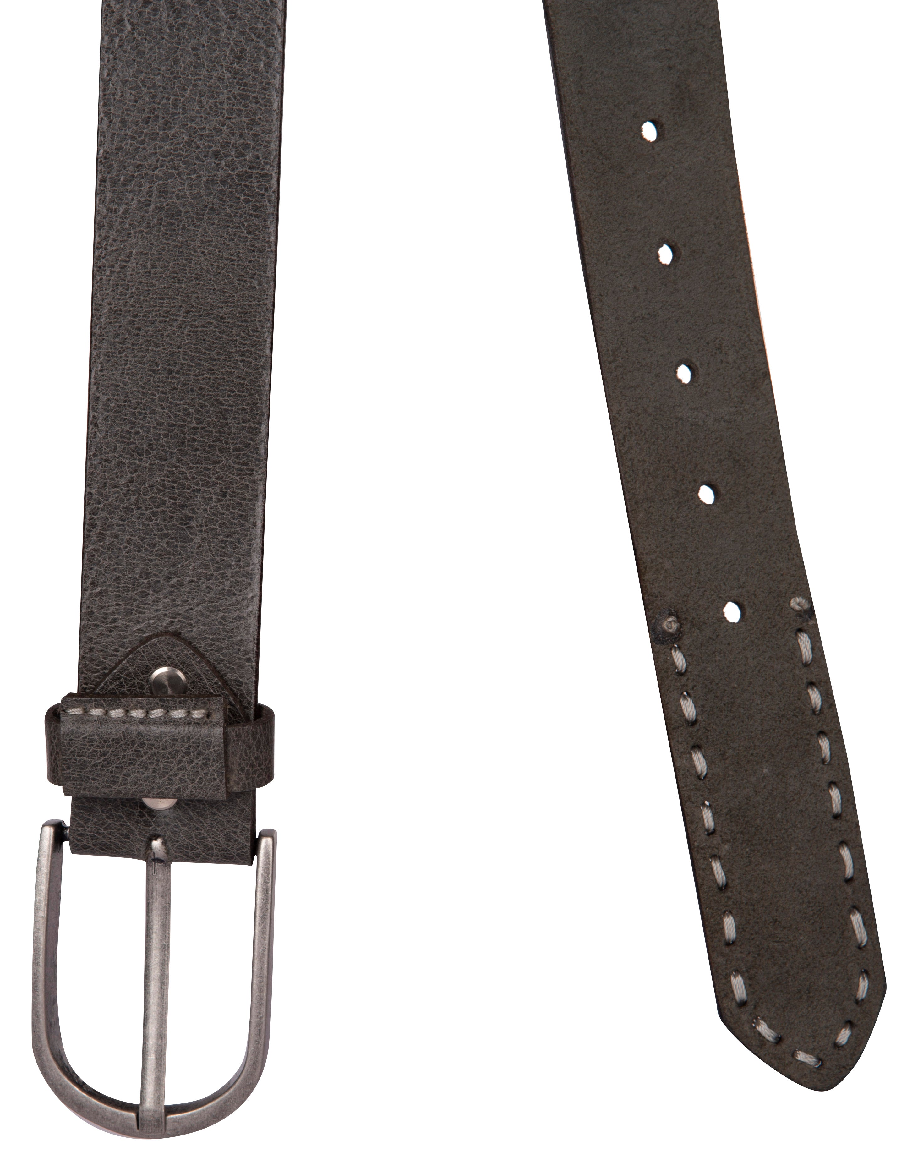 RL Crackle Hand stitch Casual Leather Belt - WALLETSNBAGS