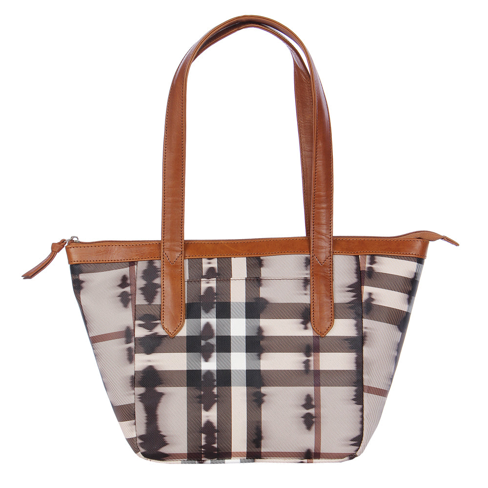 Fiona Checkered Ladies Handbag - [walletsnbags_name]