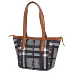 Load image into Gallery viewer, Fiona Checkered Ladies Handbag - [walletsnbags_name]
