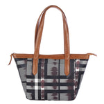 Load image into Gallery viewer, Fiona Checkered Ladies Handbag - [walletsnbags_name]
