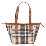 Load image into Gallery viewer, Fiona Checkered Ladies Handbag - [walletsnbags_name]
