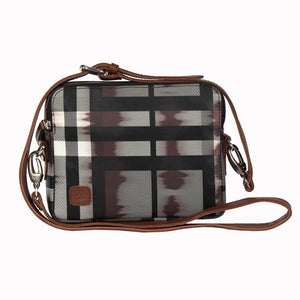 RL Sydney Crossbody Checkered Ladies Bag - WALLETSNBAGS