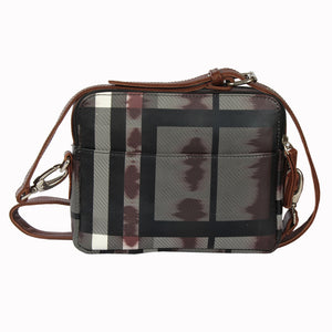 RL Sydney Crossbody Checkered Ladies Bag - WALLETSNBAGS