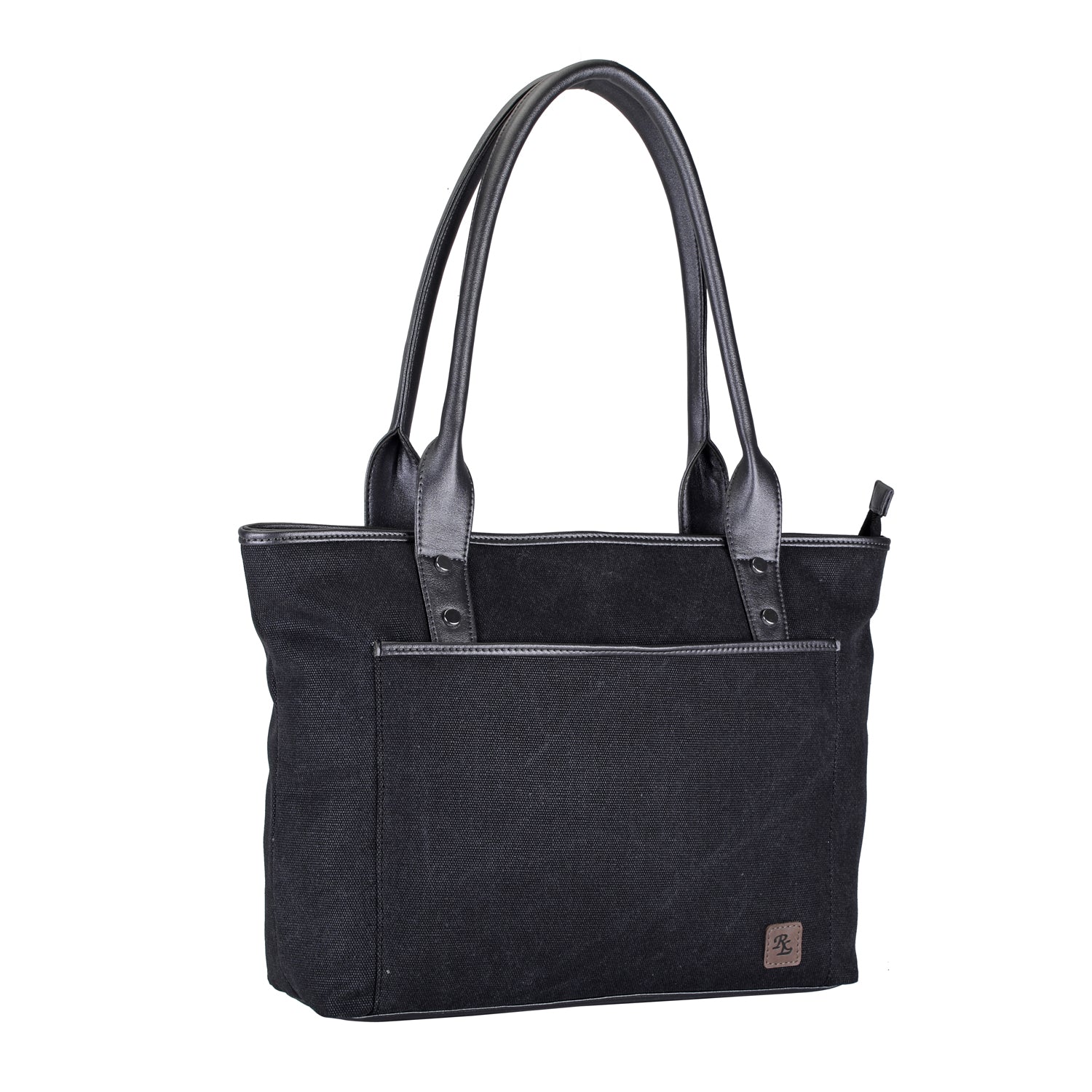 Wax Canvas shoulder ladies bag - WALLETSNBAGS