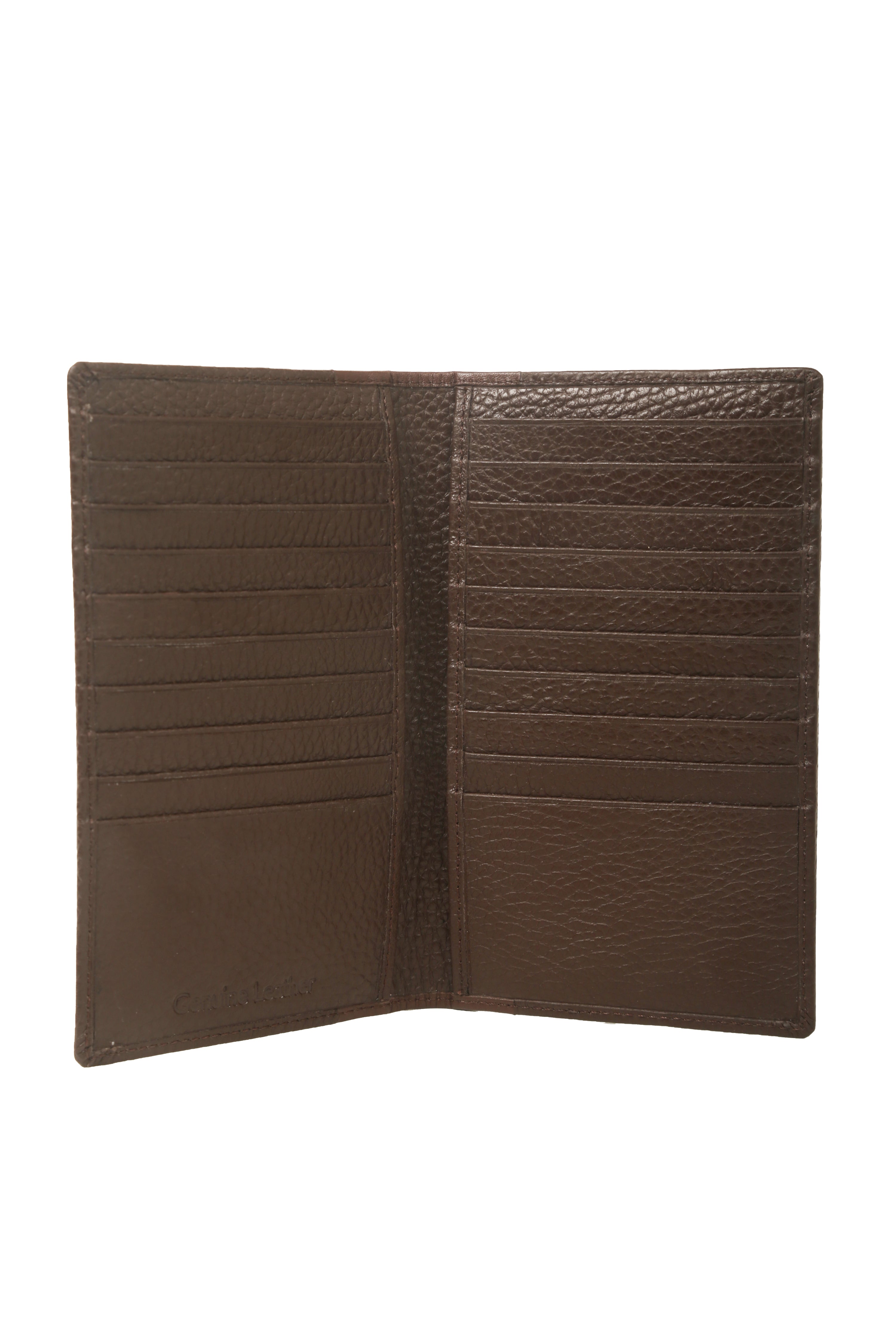 RL Long Leather Credit Card Holder - WALLETSNBAGS