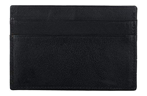 RL Black Card Case Holder - Walletsnbags