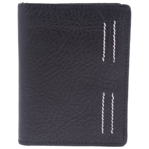 RL Double Stitch Leather Card Holder - WALLETSNBAGS