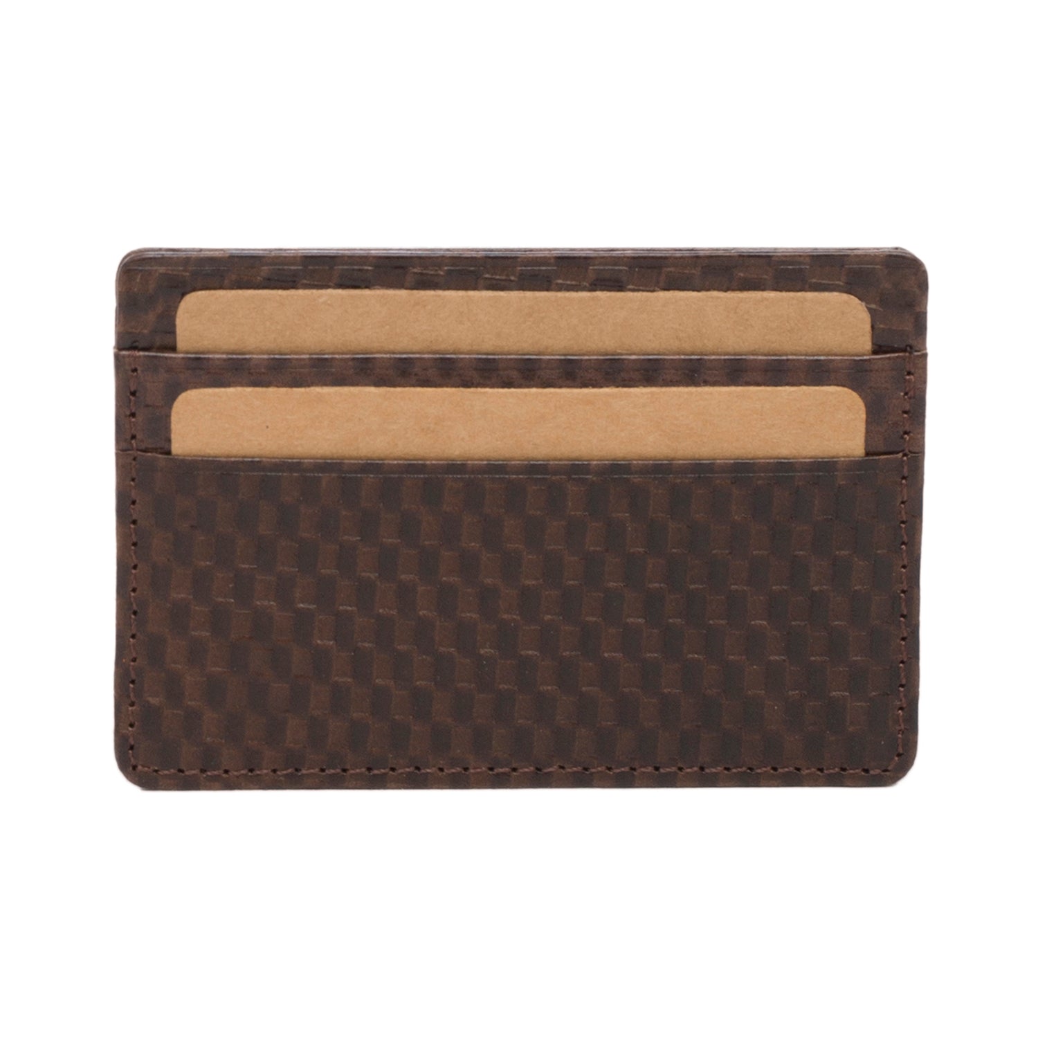 RL Leather Pocket Card Holder - WALLETSNBAGS