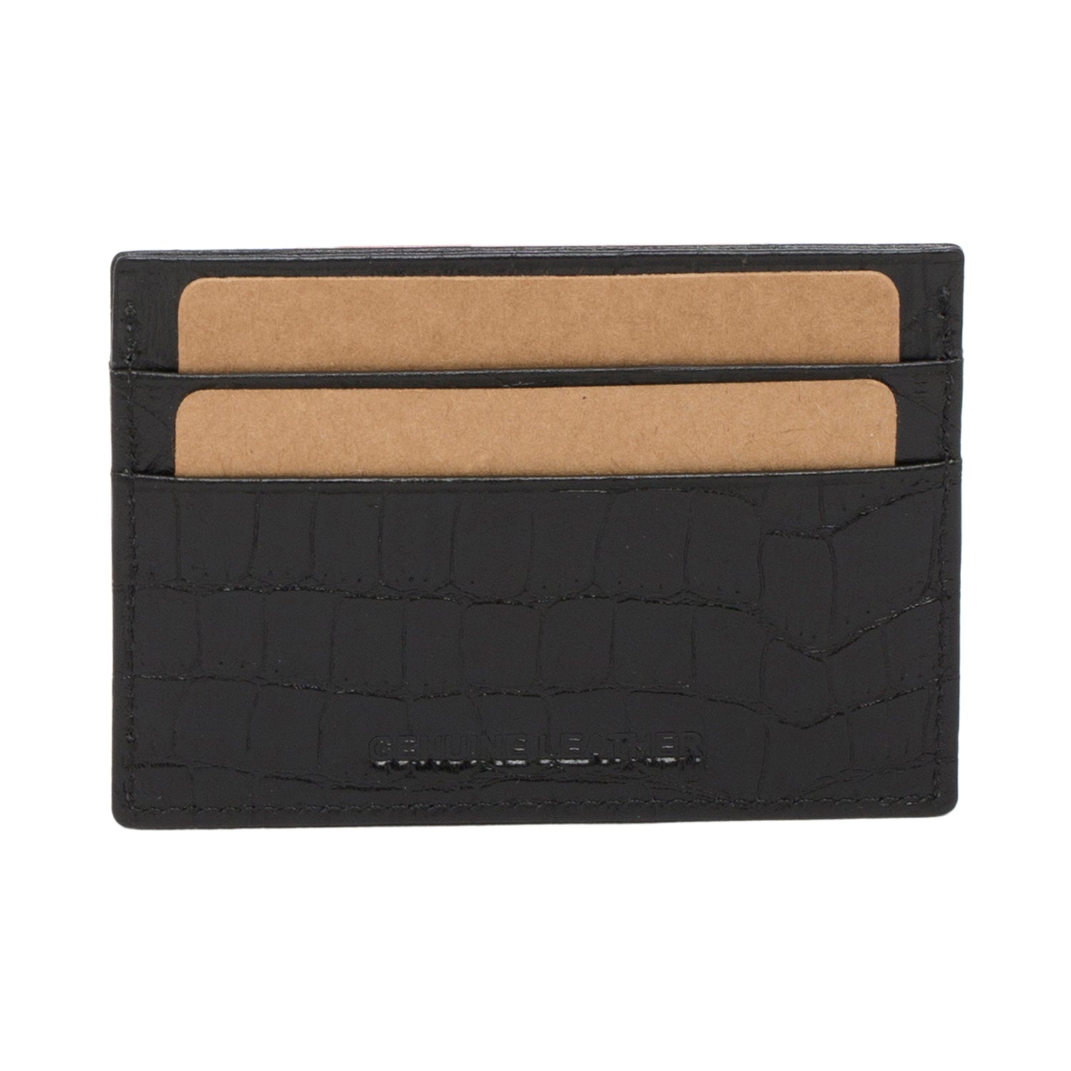 RL Leather Pocket Card Holder - [walletsnbags_name]