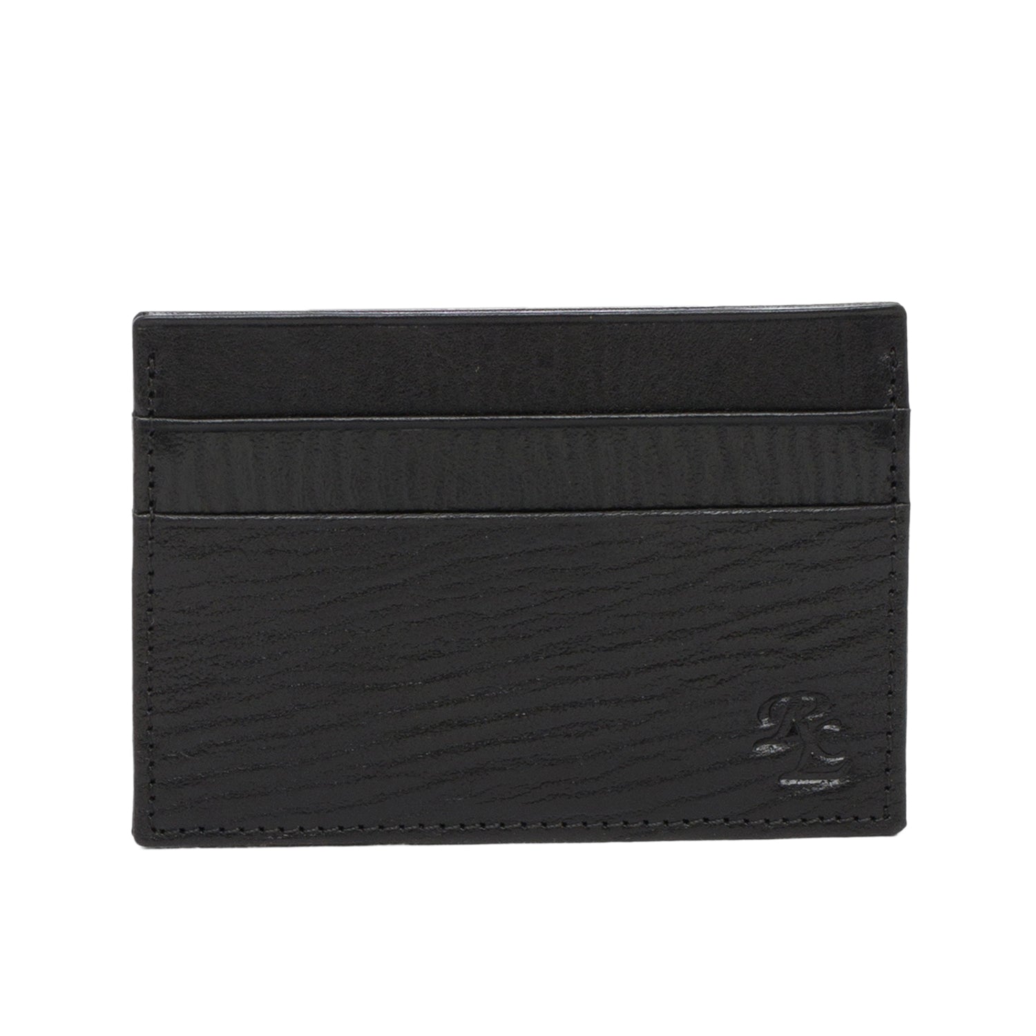 RL Leather Pocket Card Holder - WALLETSNBAGS