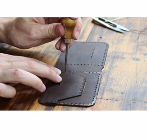 Make Your Own DIY Leather Wallet - WALLETSNBAGS