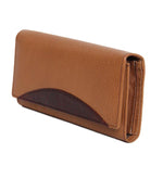 Load image into Gallery viewer, RL Ladies Mobile Leather Wallet - WALLETSNBAGS
