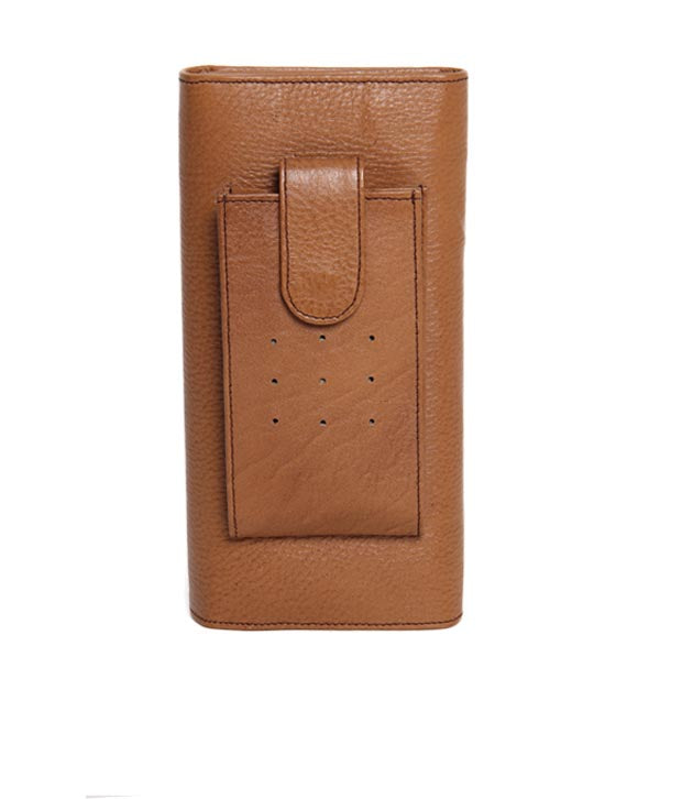 RL Ladies Mobile Leather Wallet - WALLETSNBAGS