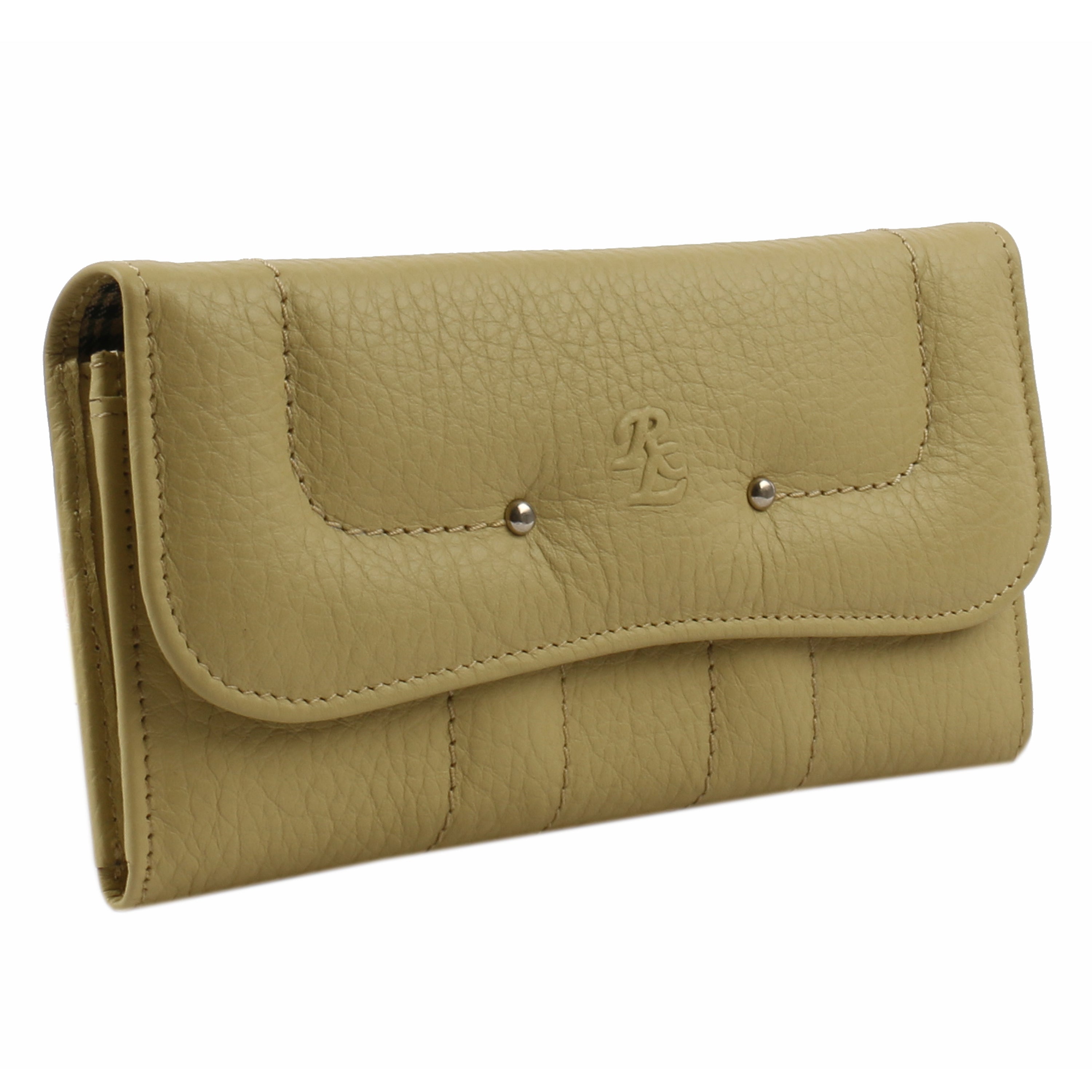 RL Magna Leather Ladies Wallet Clutch - WALLETSNBAGS