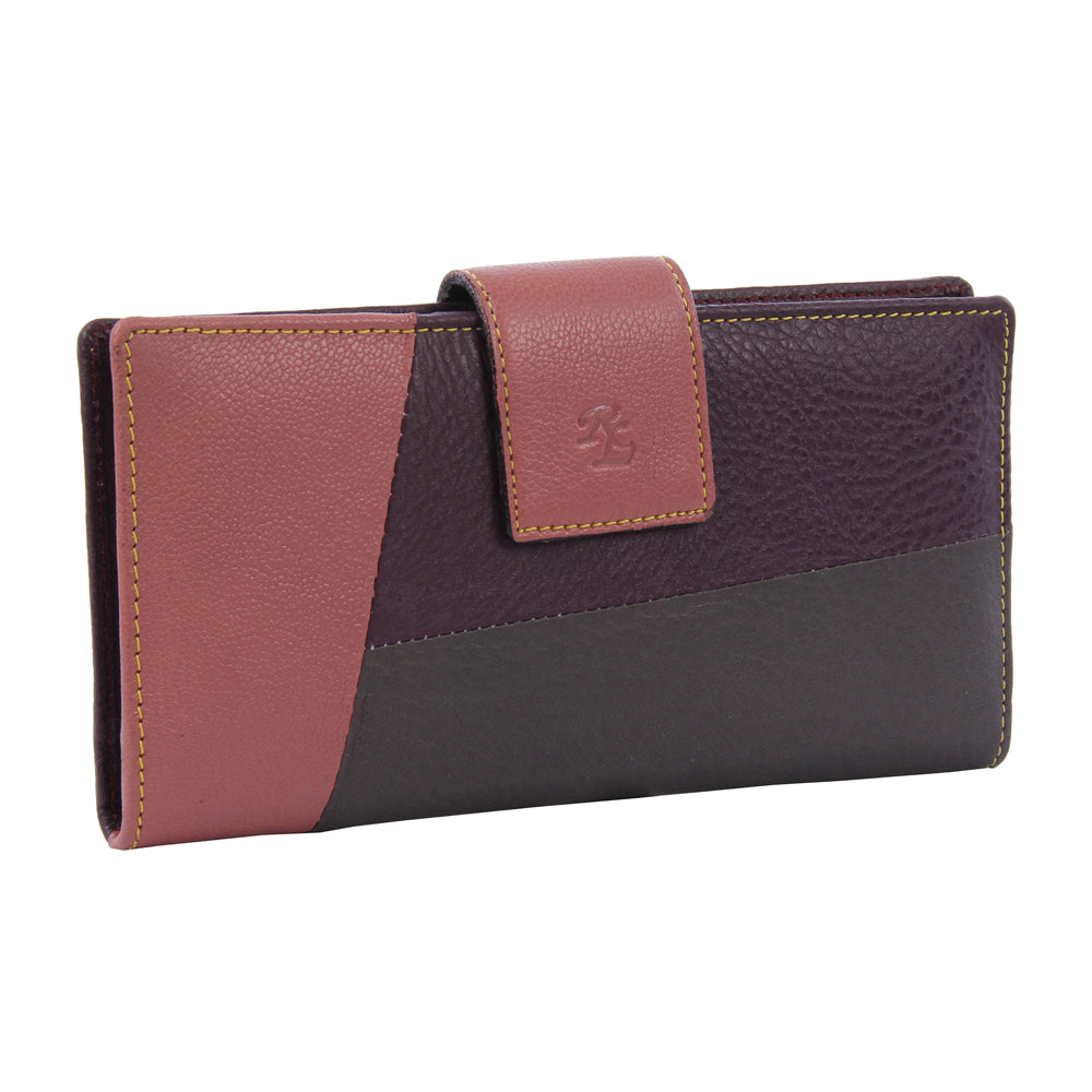 RL Foss Leather Ladies Wallet Purse - WALLETSNBAGS