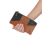 Load image into Gallery viewer, RL Wristlet Leather Ladies Wallet Purse Coin Pouch - WALLETSNBAGS
