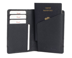 Marco Slim Leather Passport Holder - WALLETSNBAGS