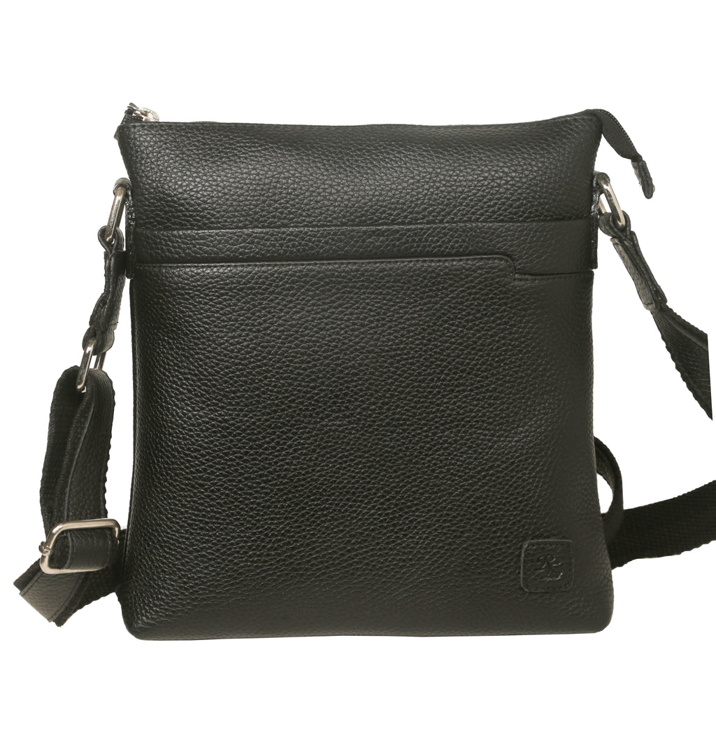 RL Boketto Leather Messenger Office Business Cross Sling Bag for Men and Women - [walletsnbags_name]